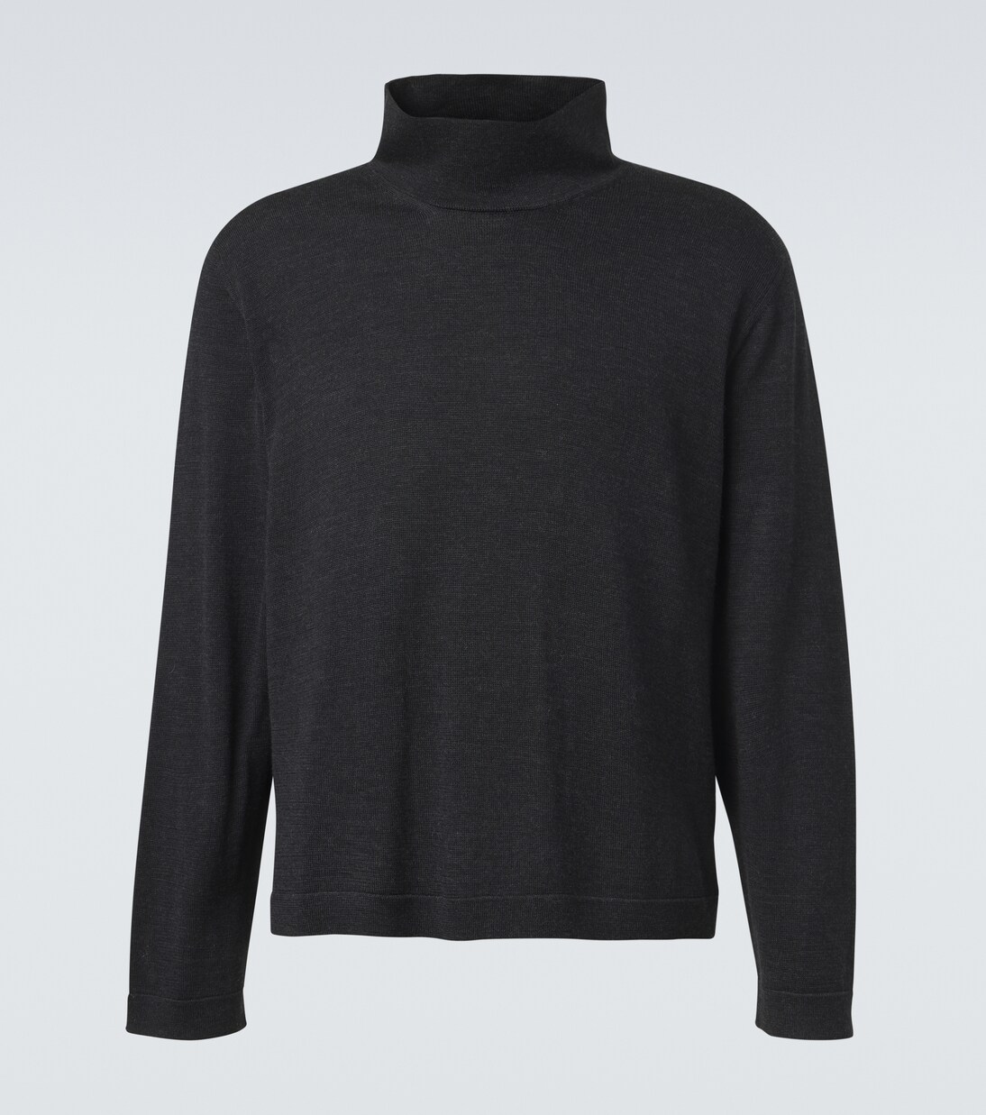 Jersey de cuello alto de lana y seda | Stòffa