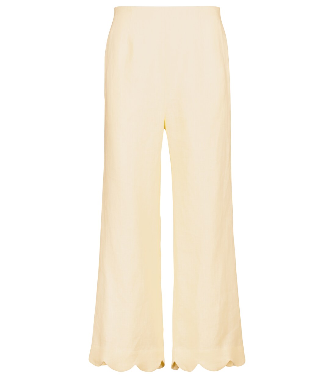 Pantalon droit taille haute en lin | Lisa Marie Fernandez