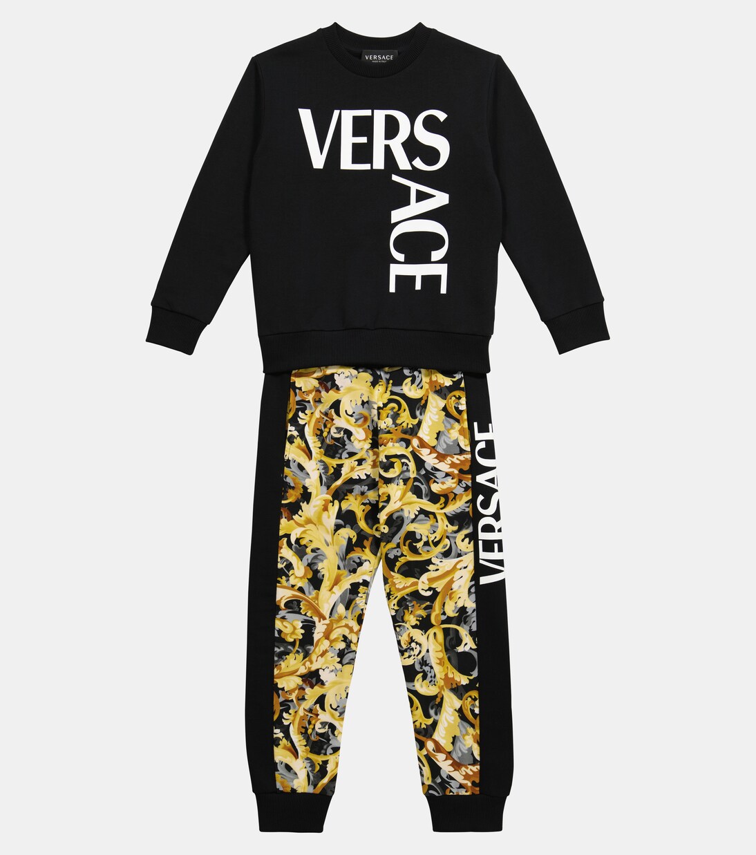 Printed cotton sweatpants | Versace Kids
