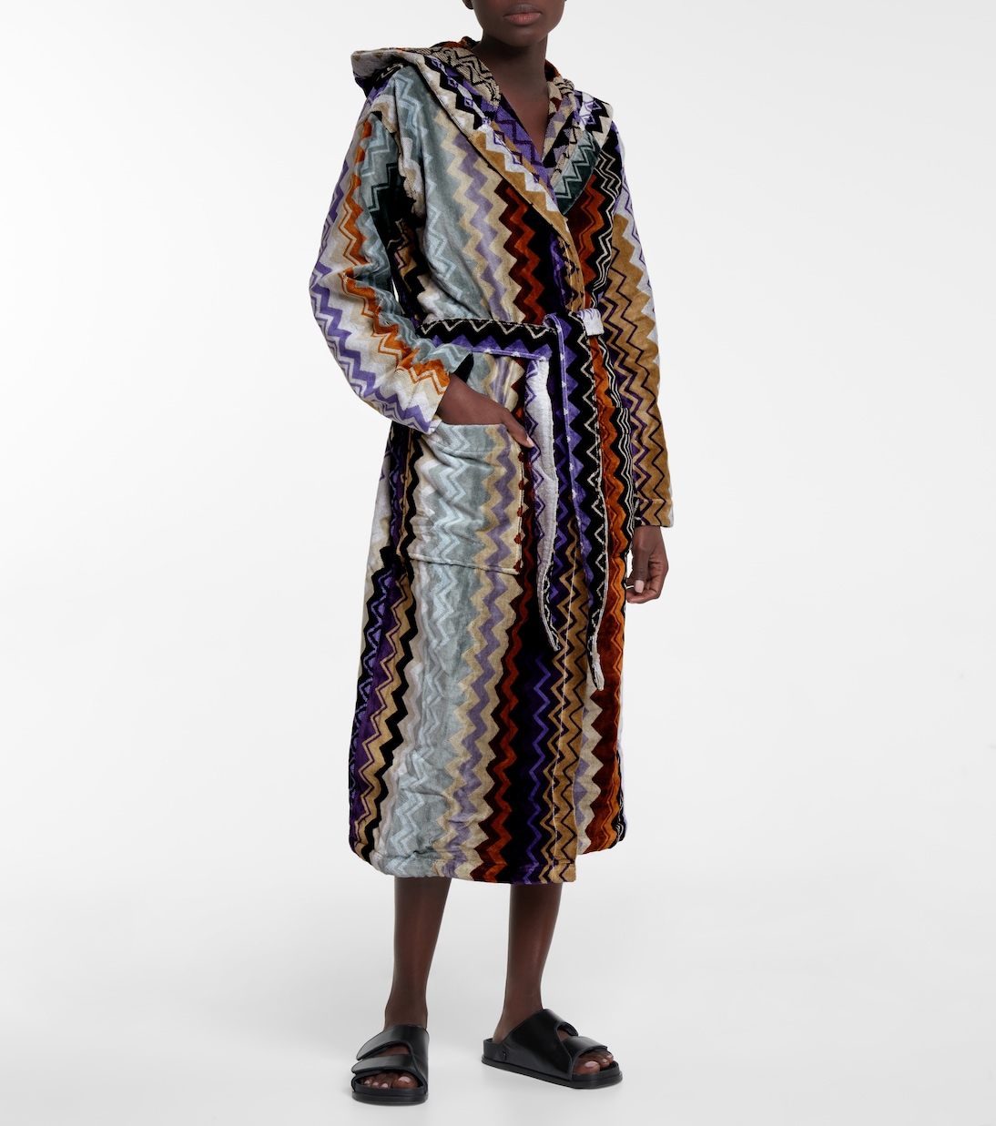 Giacomo cotton bathrobe | Missoni