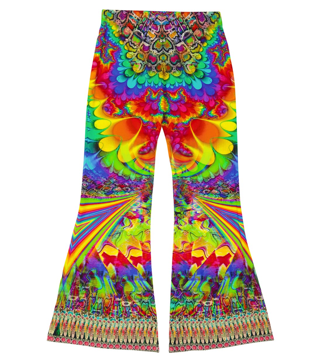 Printed high-rise flared leggings | Camilla Kids