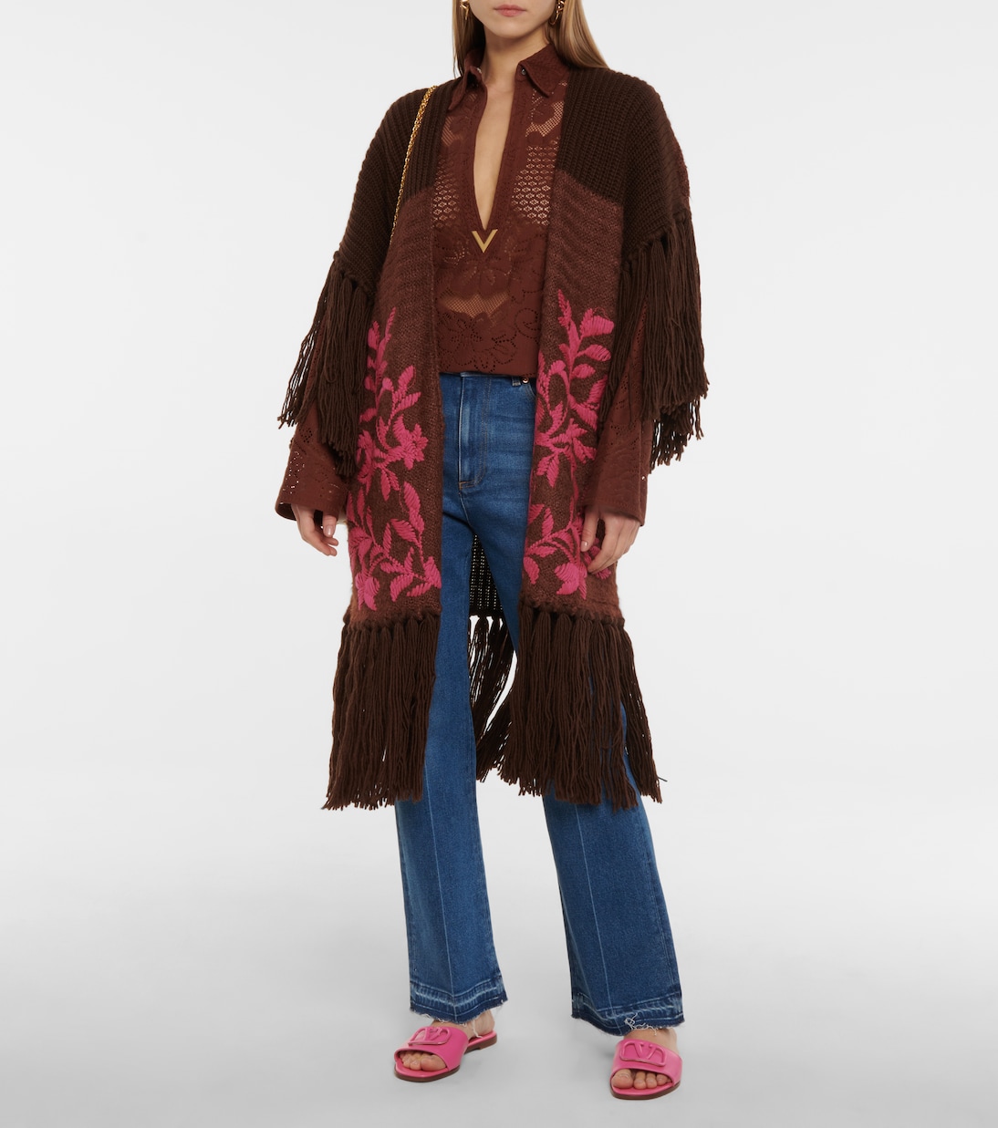 Bestickter Poncho | Valentino