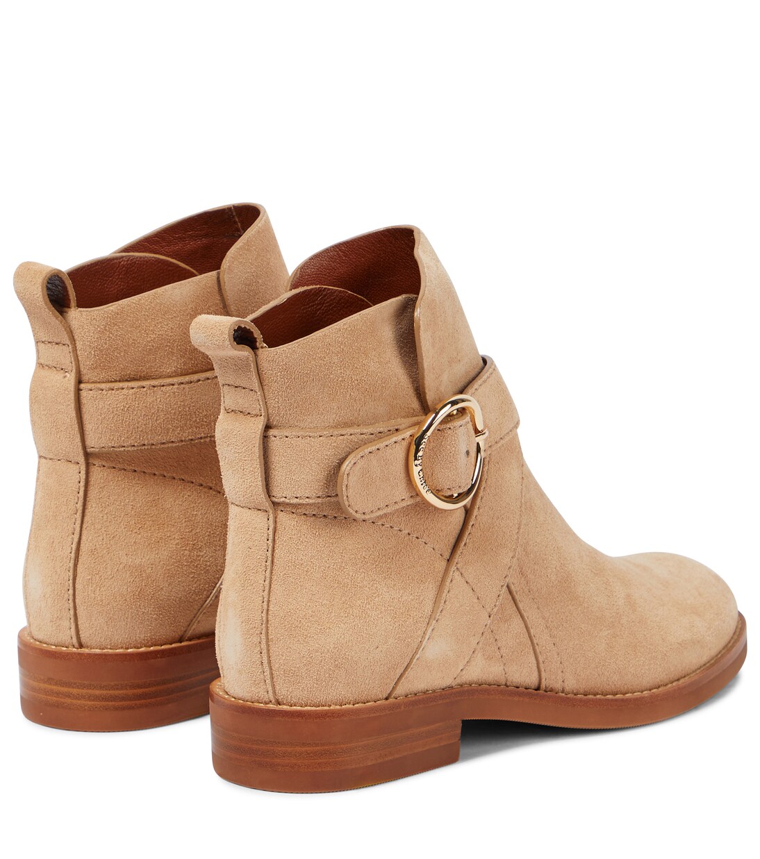 Lyna suede ankle boots | See By Chloé