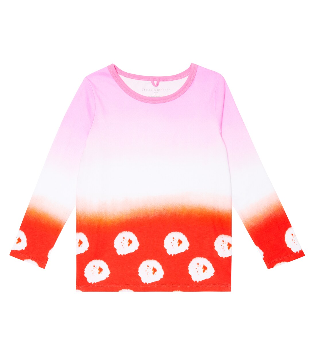 Tie-dye cotton top | Stella McCartney Kids