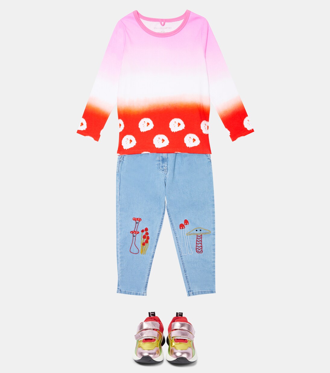 Tie-dye cotton top | Stella McCartney Kids