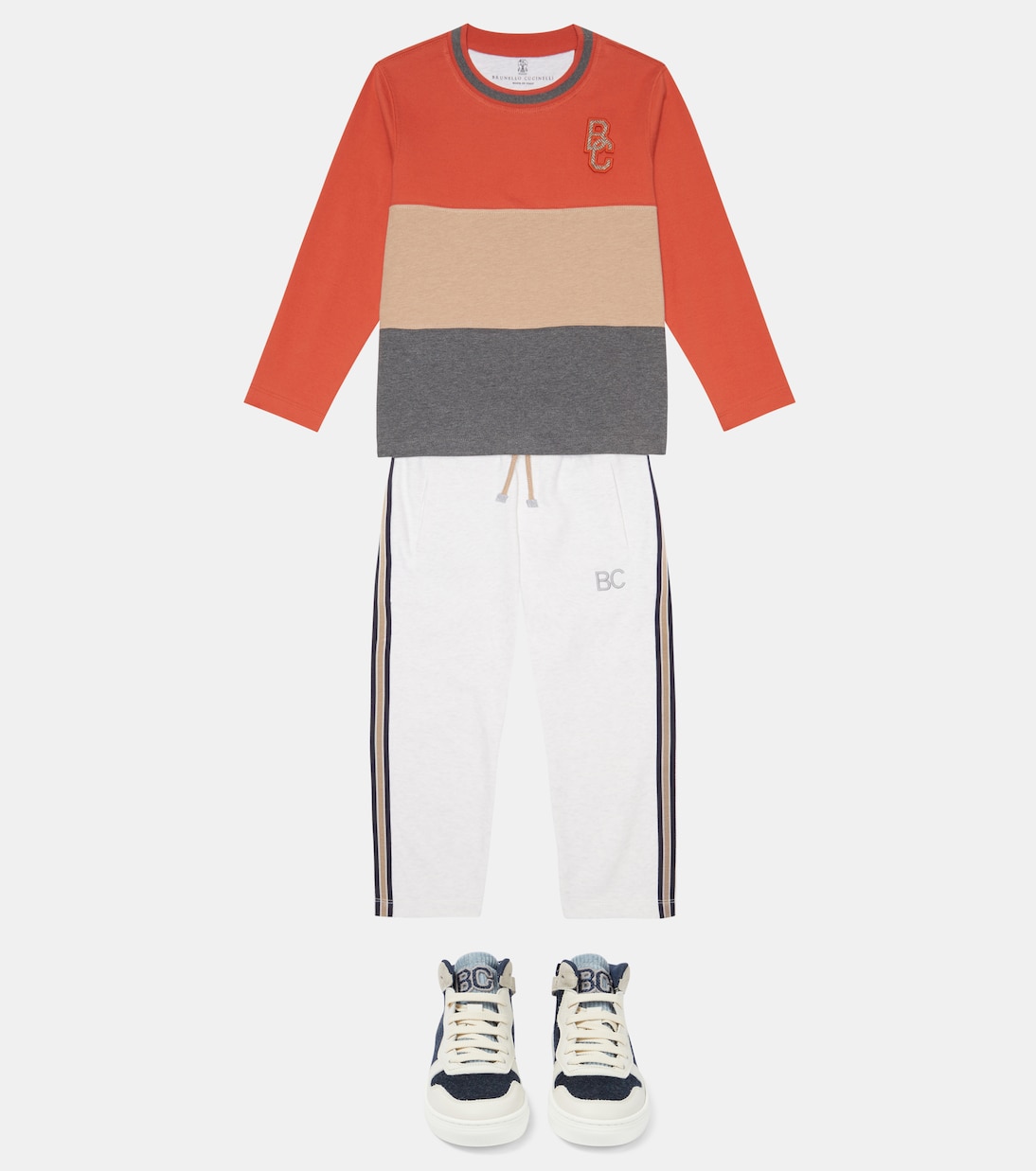 Pullover aus Baumwolle | Brunello Cucinelli Kids