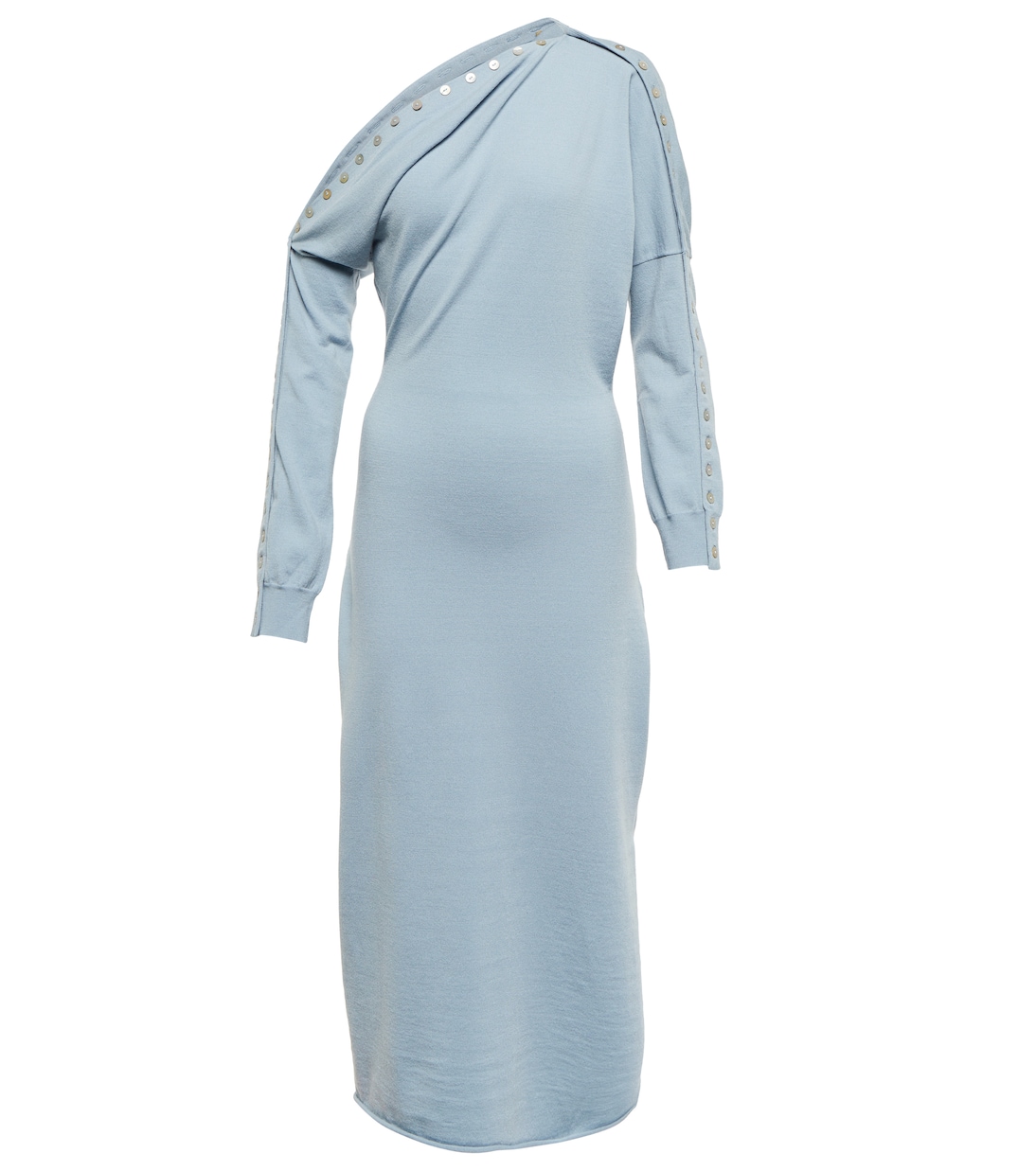 Robe midi Jeevika asymétrique en laine mélangée | Altuzarra