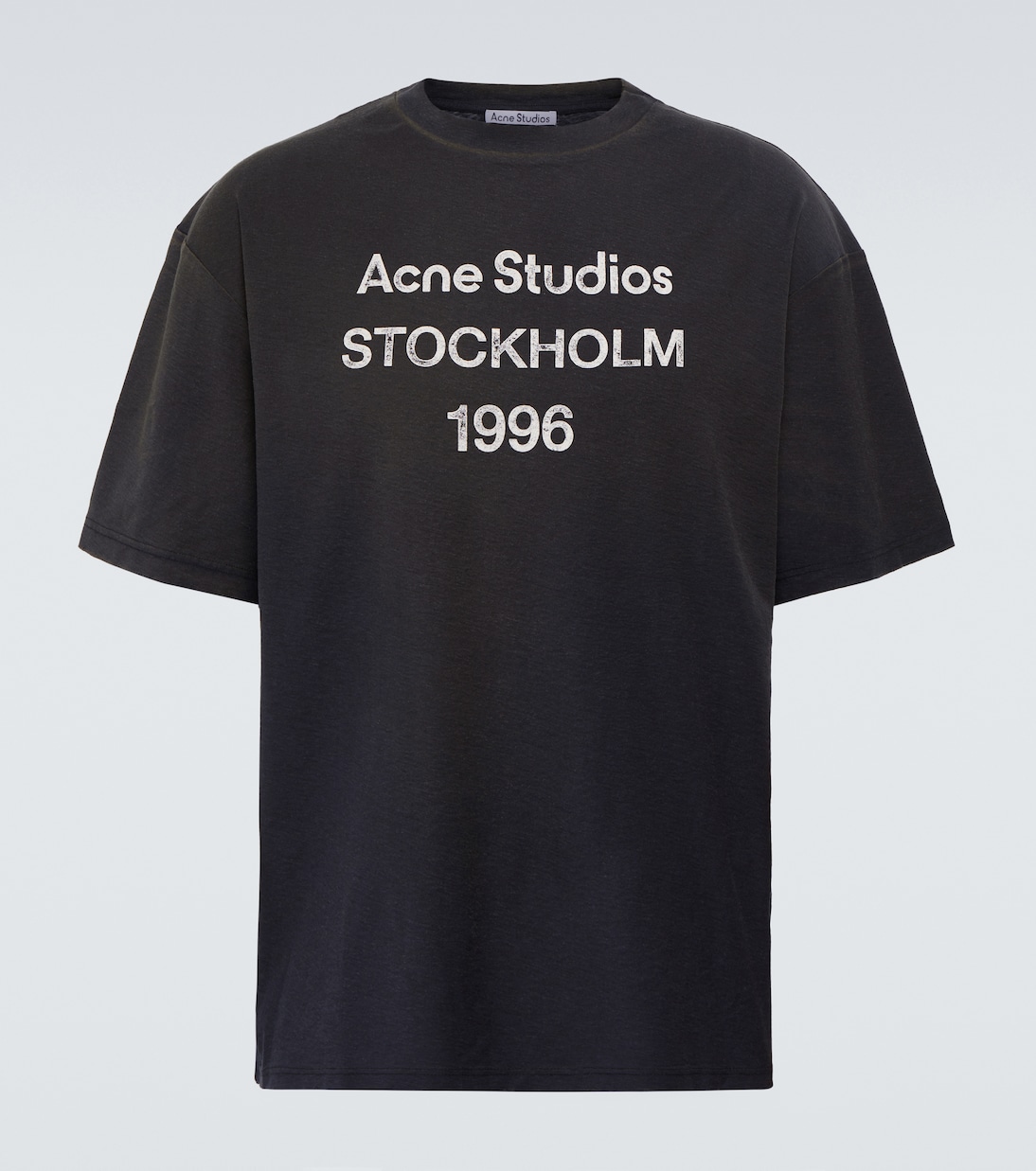 Camiseta en mezcla de algodón con logo | Acne Studios