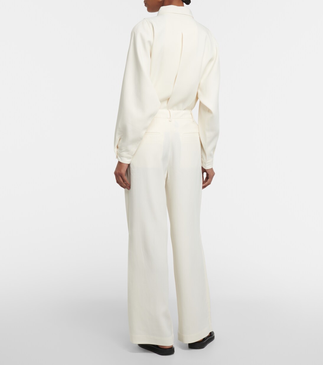 Weite Hose aus Twill | CO