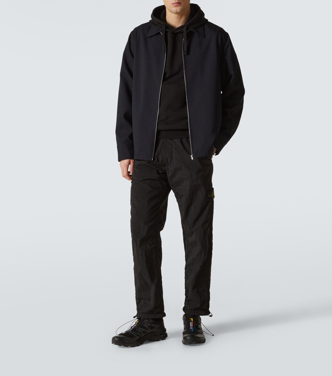 Compass cotton jersey hoodie | Stone Island