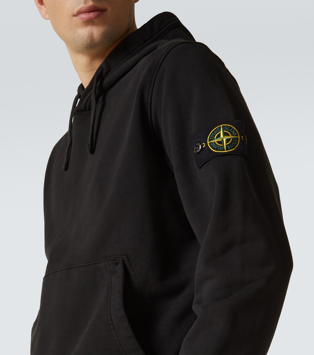 Compass cotton jersey hoodie | Stone Island