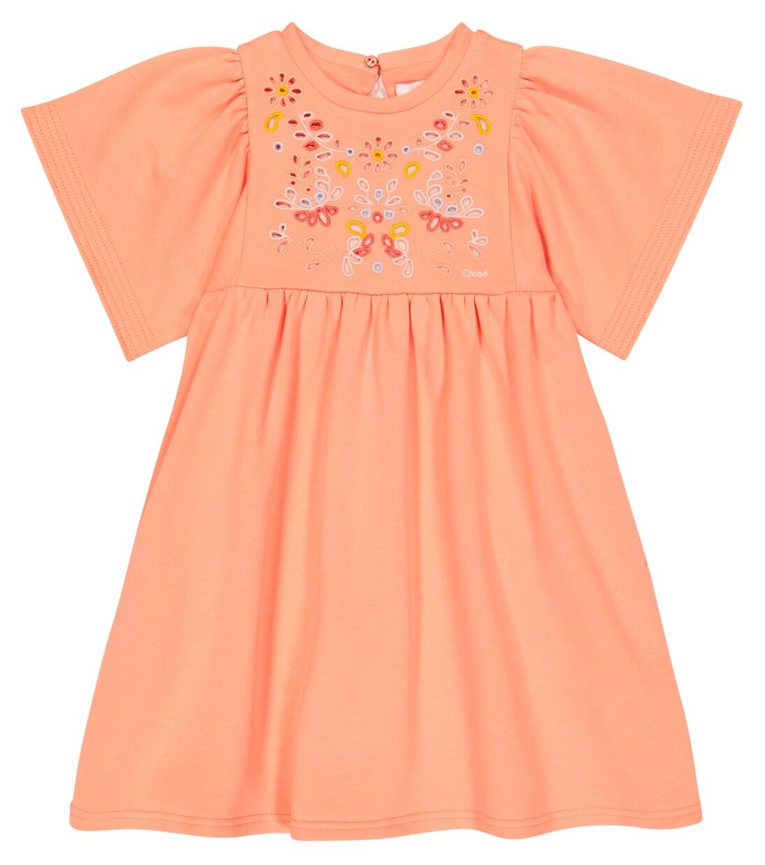 Cotton jersey dress | Chloé Kids