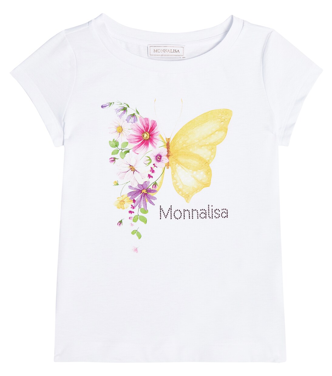 Printed cotton jersey T-shirt | Monnalisa
