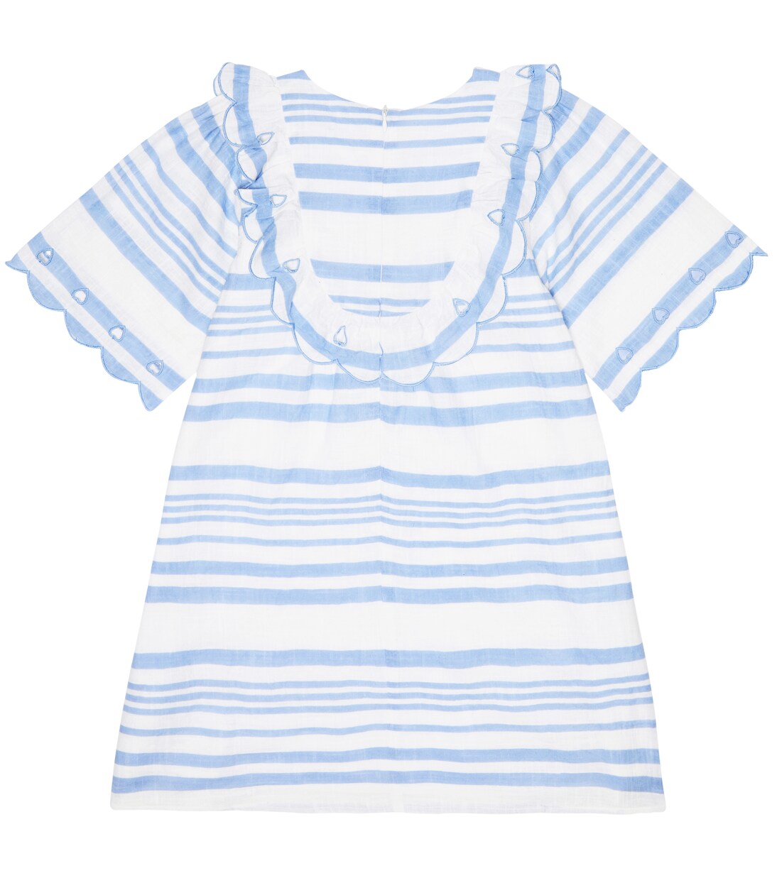 Striped cotton chambray dress | Tartine et Chocolat
