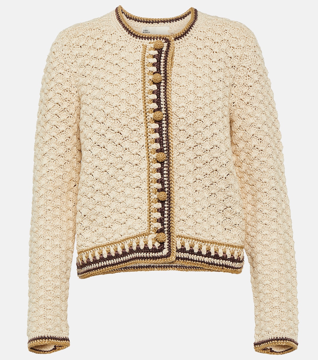 Cotton-blend cardigan | Tory Burch