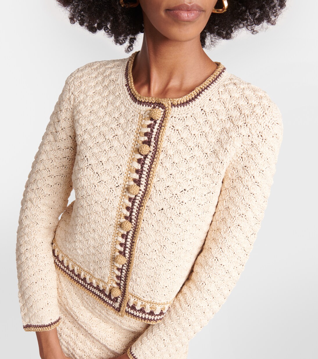 Cotton-blend cardigan | Tory Burch