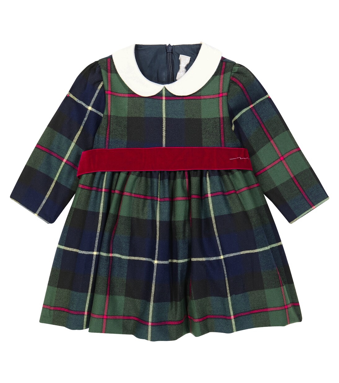 Baby Kleid mit Samt | Il Gufo