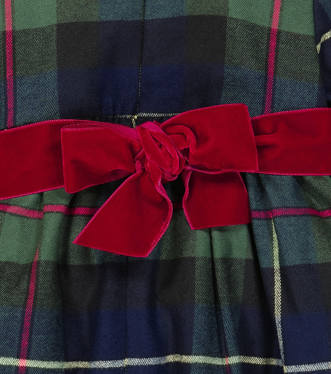 Baby Kleid mit Samt | Il Gufo