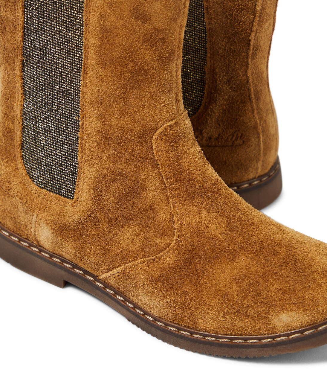 City Mid Jod suede boots | Pom d'Api