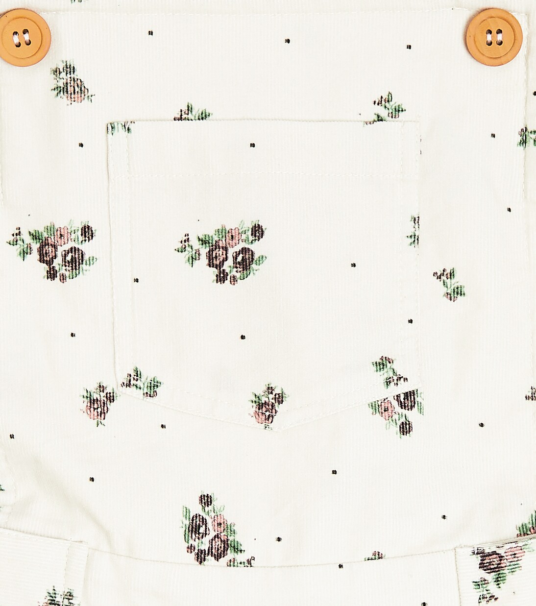 Hana floral ruffled cotton playsuit | C'era Una Volta