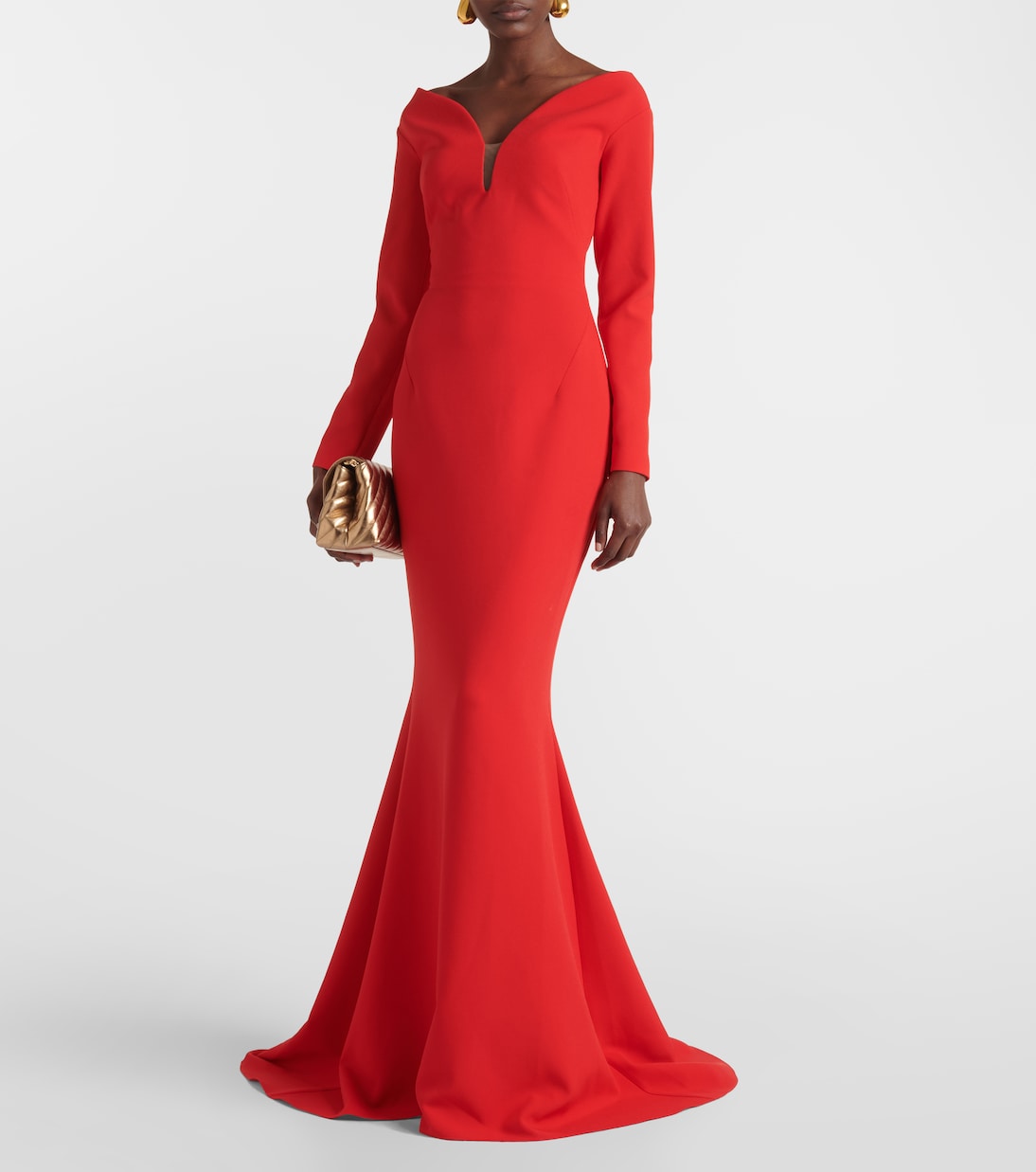 Robe Wilson aus Crêpe | Safiyaa