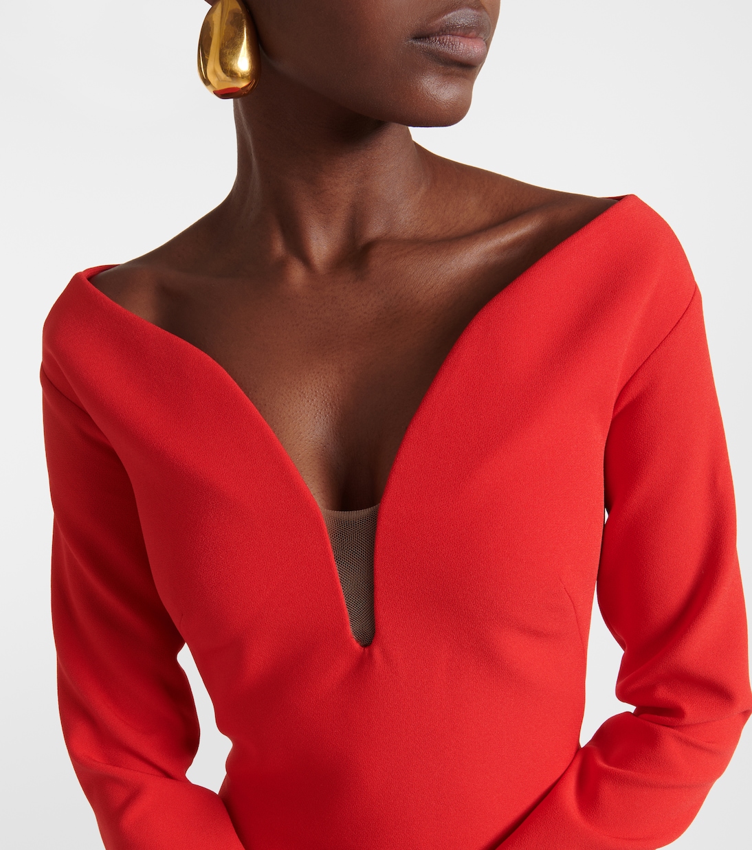 Robe Wilson aus Crêpe | Safiyaa