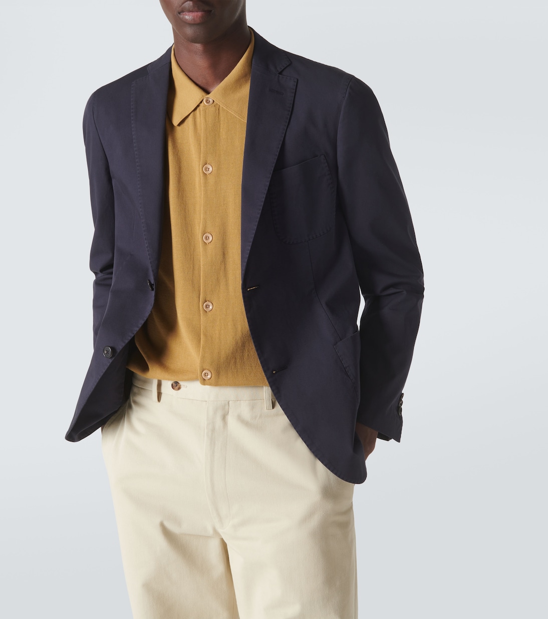 Cotton-blend blazer | Slowear