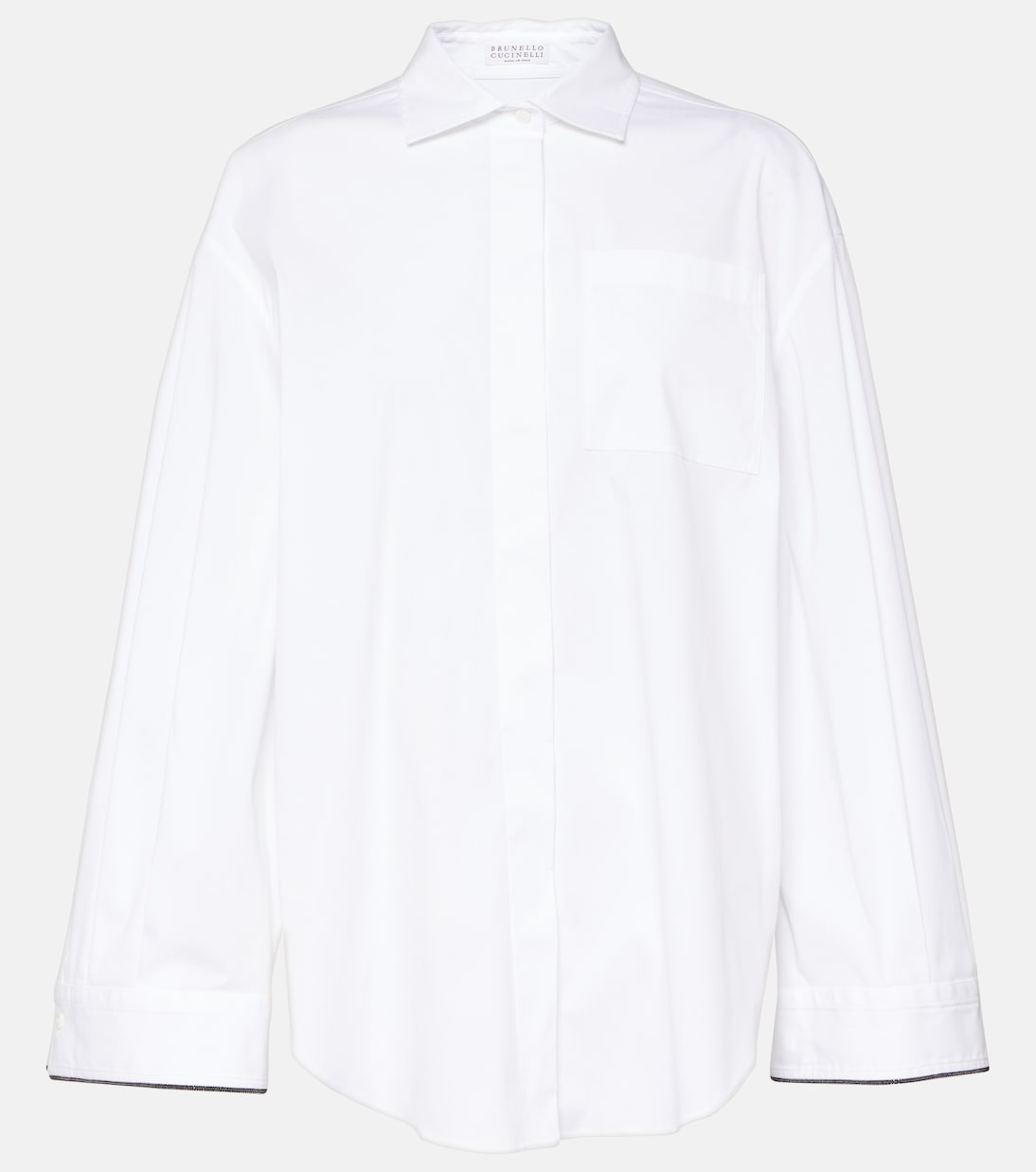 Cotton-blend shirt | Brunello Cucinelli