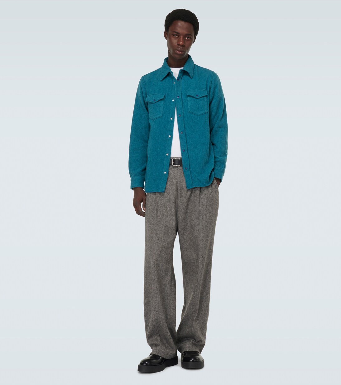 Cashmere shirt | God's True Cashmere