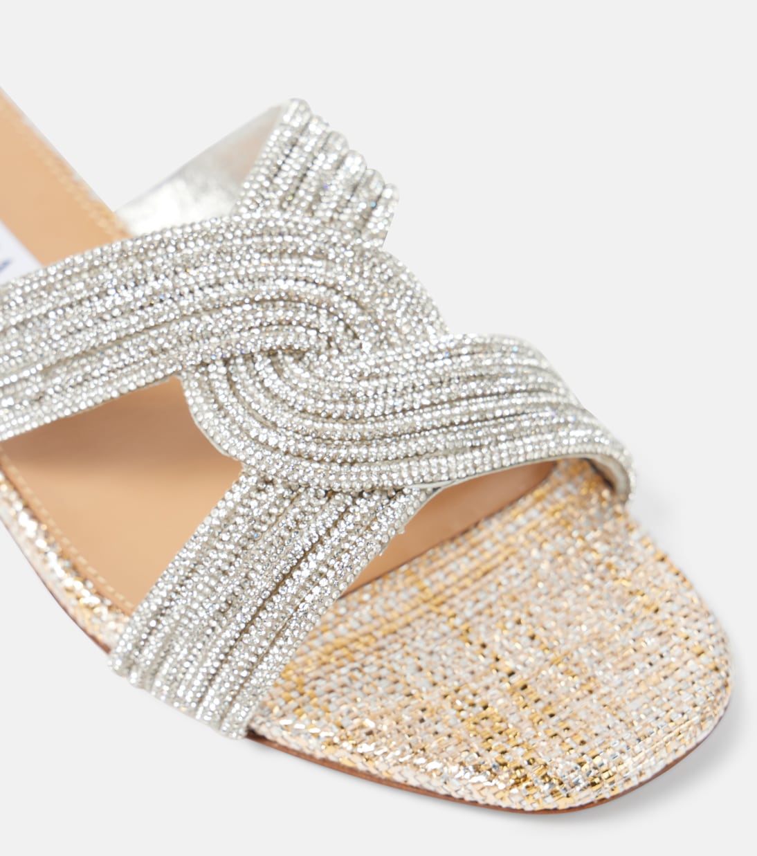 Gatsby embellished slides | Aquazzura