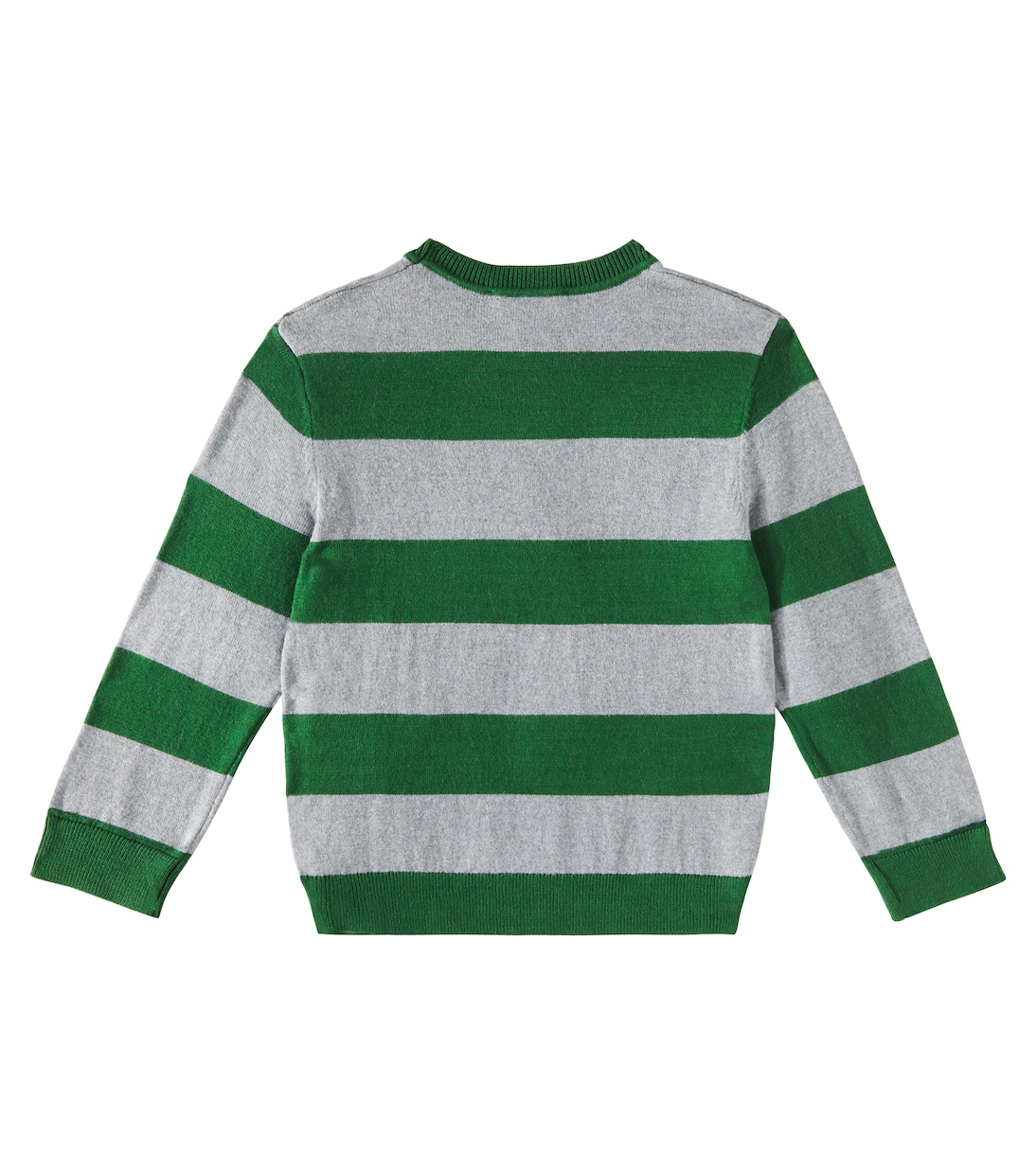 Striped cotton and wool sweater | Stella McCartney Kids