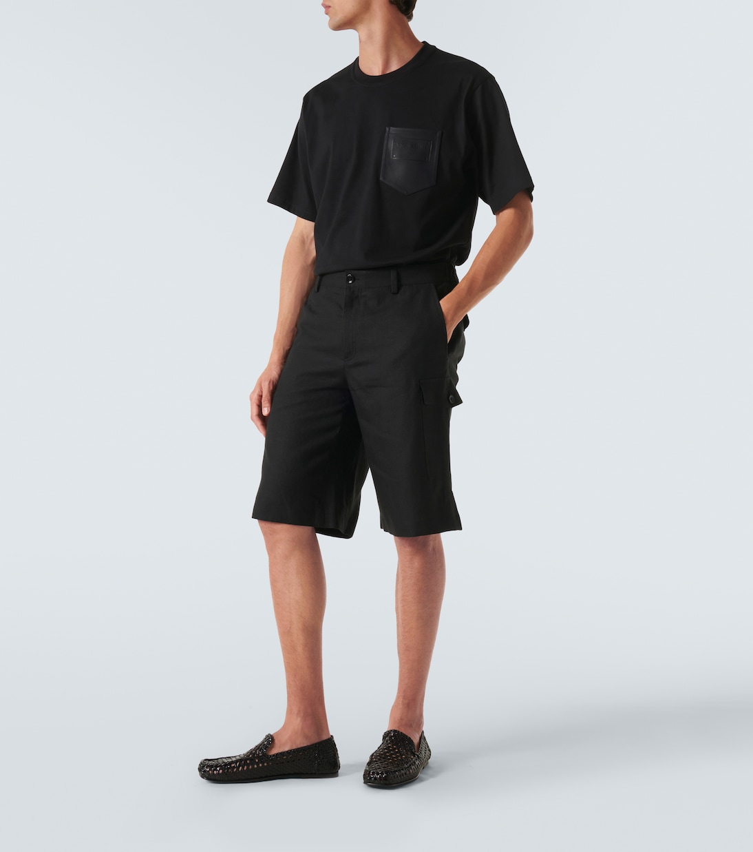 Cargo-Shorts aus Leinen | Dolce&Gabbana