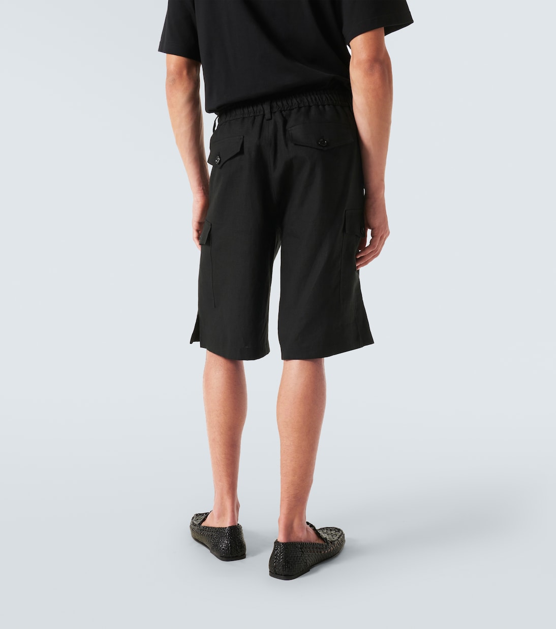 Cargo-Shorts aus Leinen | Dolce&Gabbana
