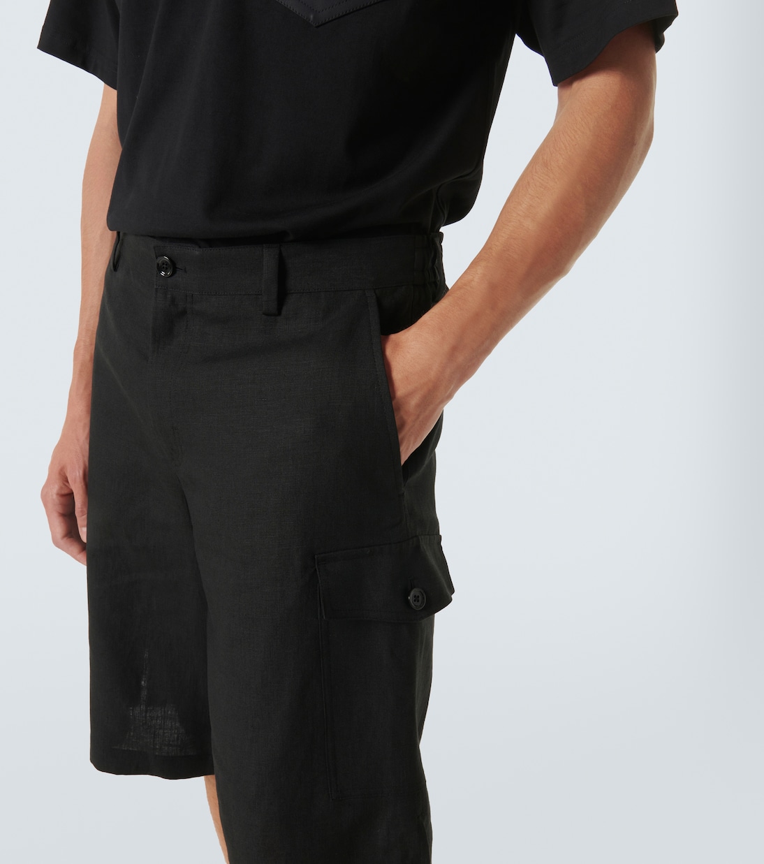 Cargo-Shorts aus Leinen | Dolce&Gabbana
