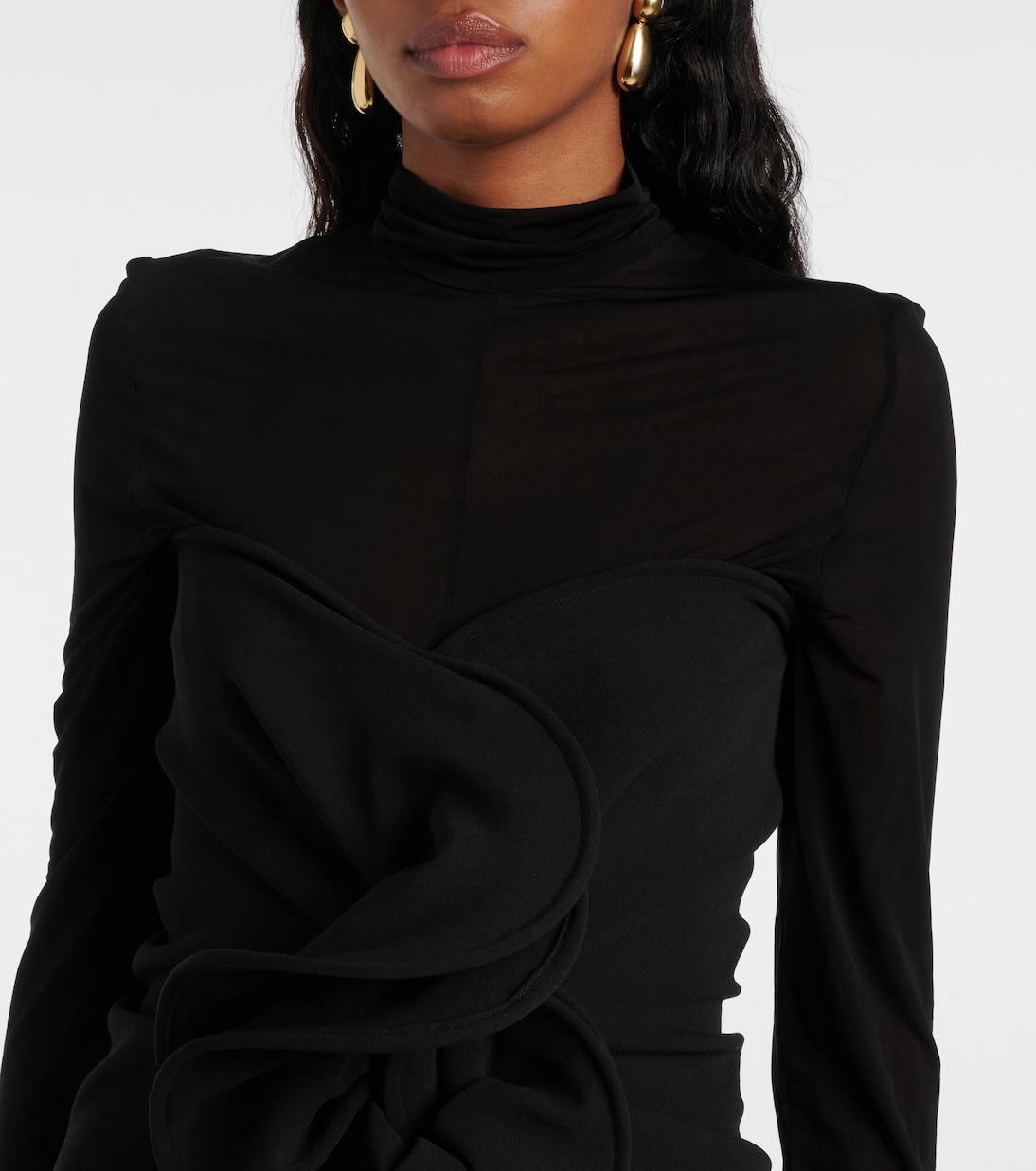 Minikleid aus einem Wollgemisch | Magda Butrym