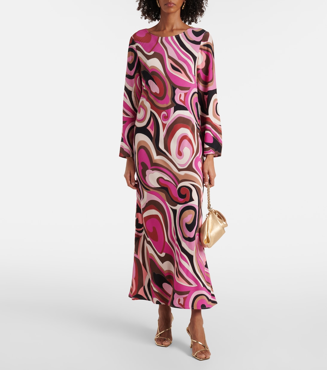 Abito lungo Alondra con stampa | Rixo