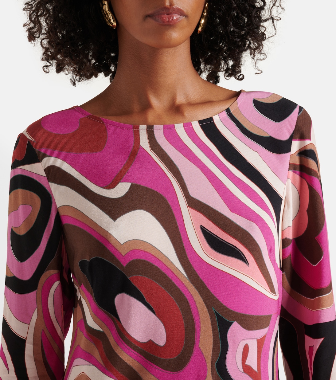 Abito lungo Alondra con stampa | Rixo