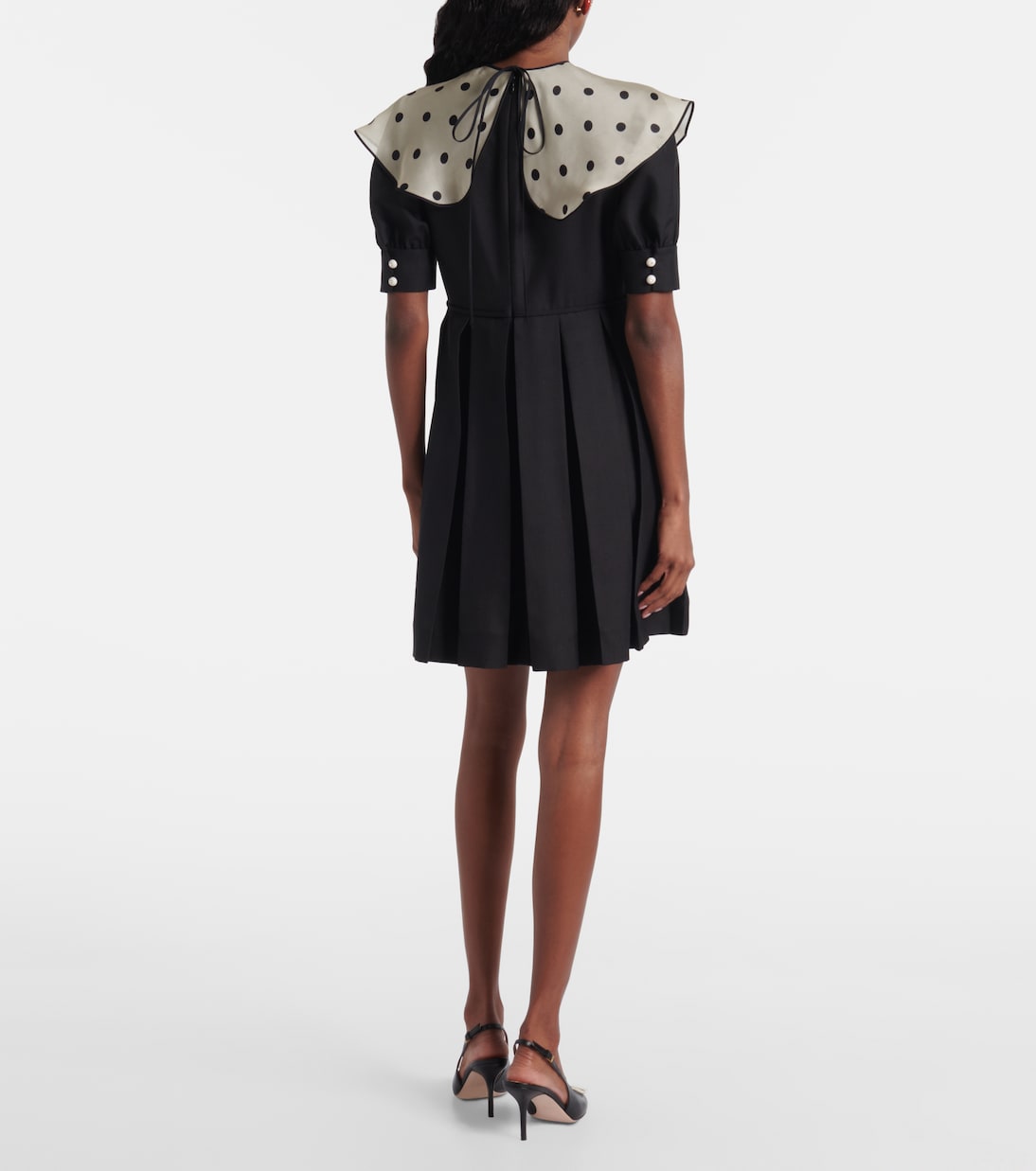 Polka dot silk minidress | Valentino