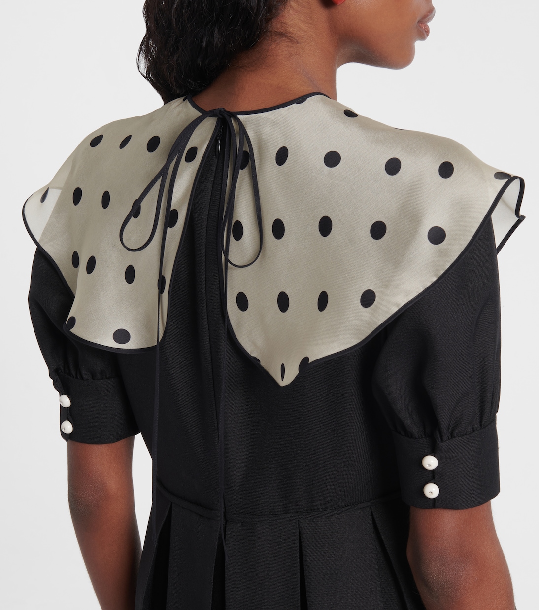 Polka dot silk minidress | Valentino
