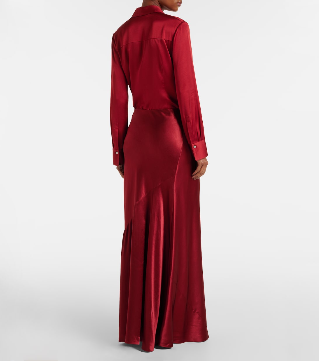 Satin maxi skirt | Vince