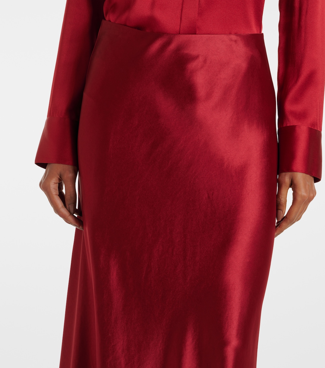 Satin maxi skirt | Vince