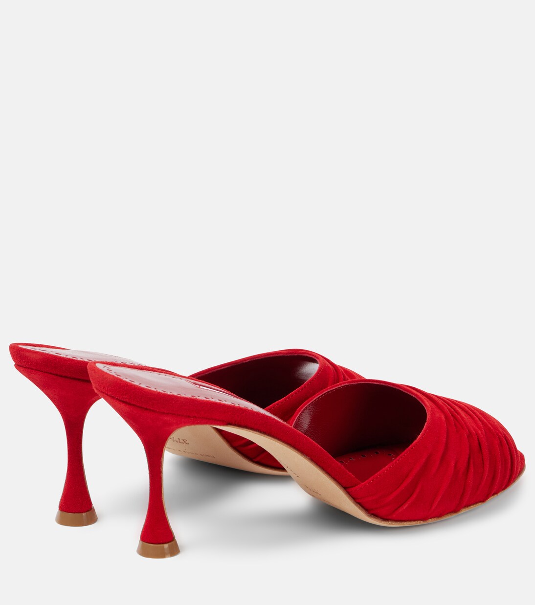 Pirua 70 suede mules | Manolo Blahnik