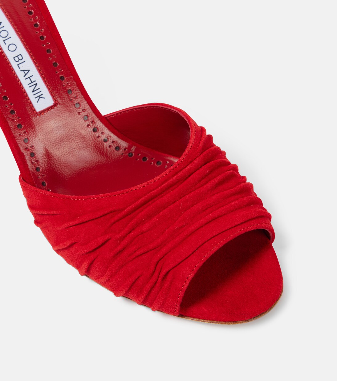 Pirua 70 suede mules | Manolo Blahnik