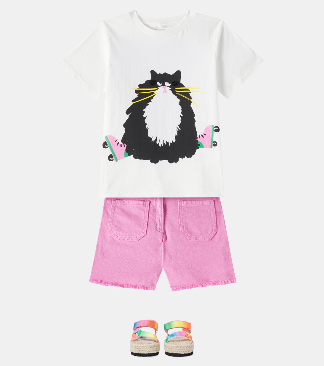 옴브레 에스파드리유 샌들 | Stella McCartney Kids