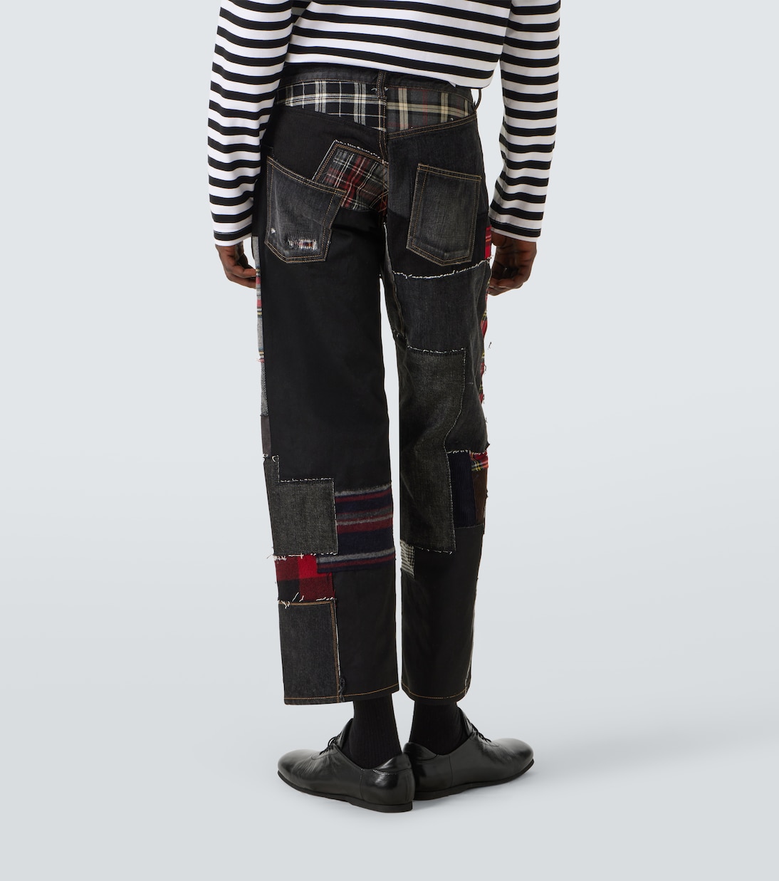 x Levi's® patchwork wide-leg jeans | Junya Watanabe