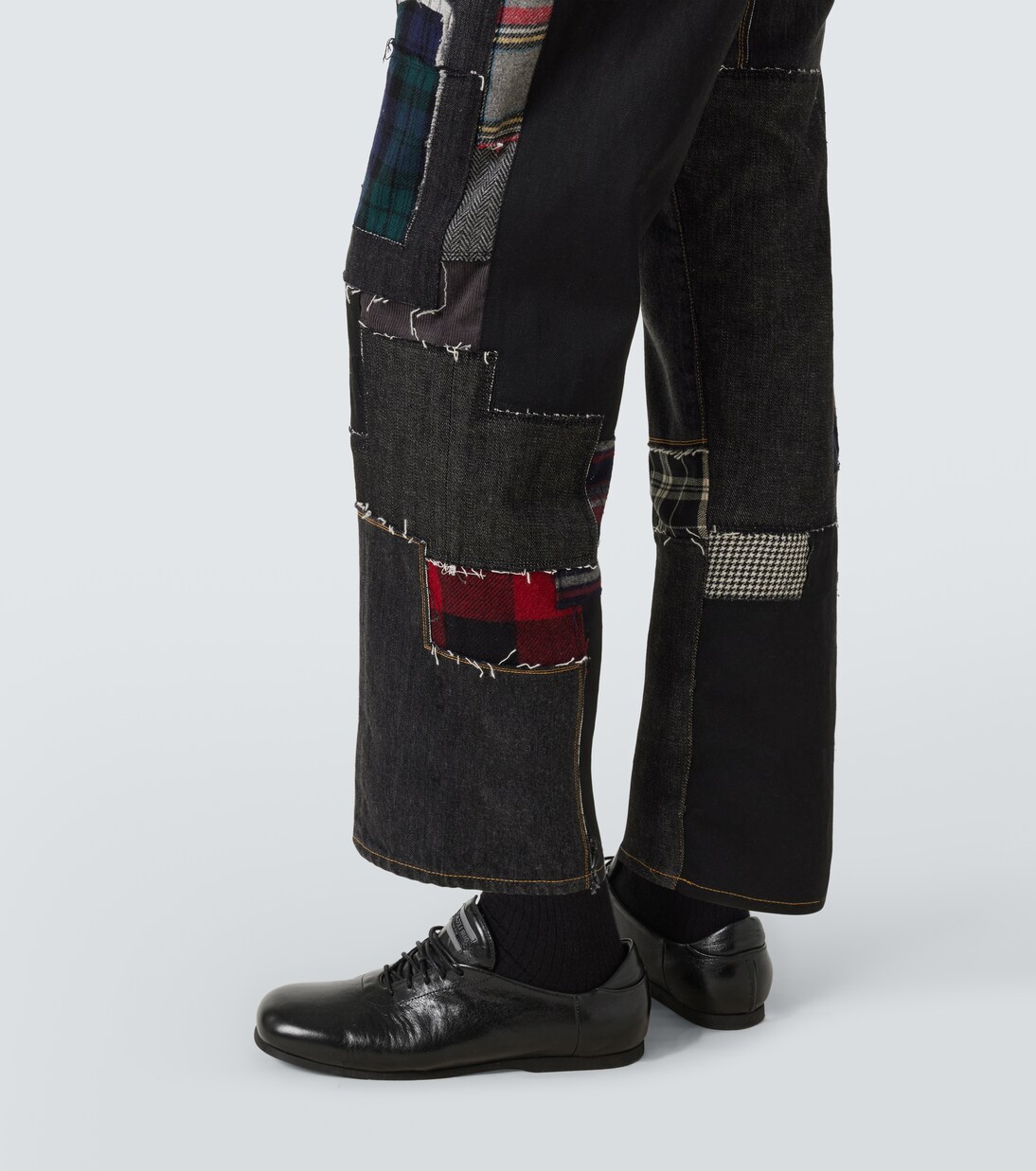 x Levi's® patchwork wide-leg jeans | Junya Watanabe