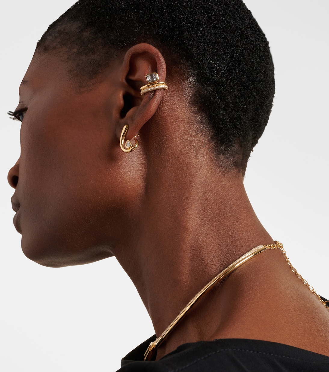 Boucle d'oreille en or 18 ct et diamants | Shay Jewelry