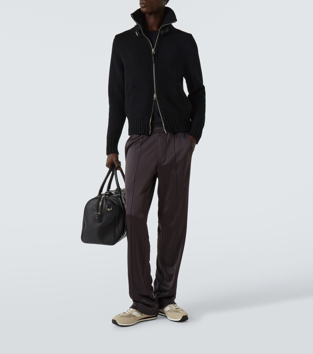 Wool zip-up sweater | Tom Ford