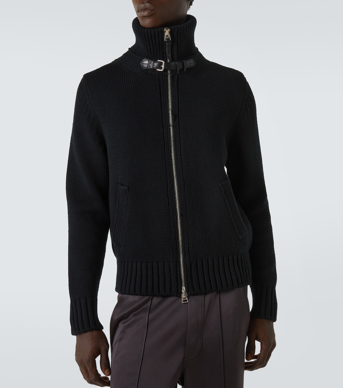 Wool zip-up sweater | Tom Ford