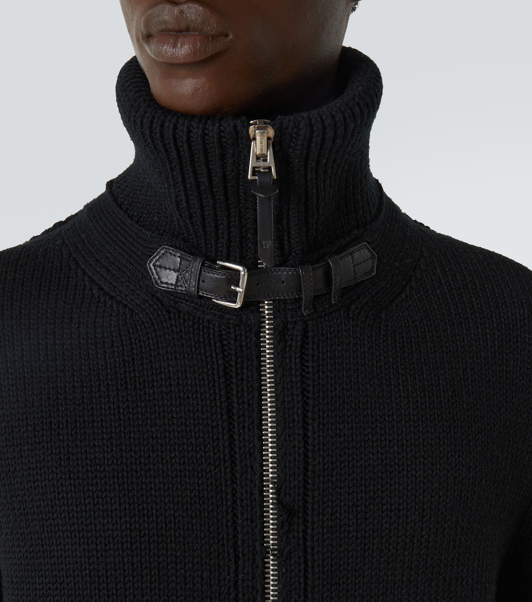 Wool zip-up sweater | Tom Ford